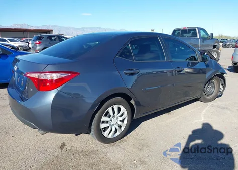 2019 Toyota Corolla Le из США, поврежденный, VIN 2T1BURHE4KC180786